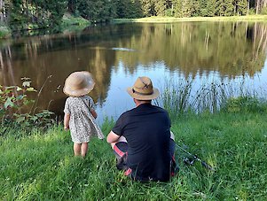 Ferienhof mit See im Bayerischen Wald